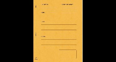 Exacompta 5x Pak van 25 pleidooimappen Voor/tegen versterkt karton 25x32cm - Geassorteerd - 220118E