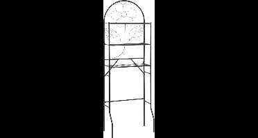 vidaXL - Badkamerrek - 60x33x174 - cm - zwart