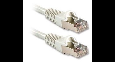 LINDY 47192 RJ45 Netwerkkabel, patchkabel CAT 6A S/FTP 1.00 m Wit Snagless 1 stuk(s)