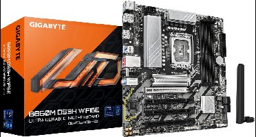 GIGABYTE B860M DS3H WIFI6E - Moederbord - micro ATX - Intel B860 - Socket LGA 1851