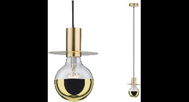 Neordic Hanglamp Stian E27 max. 60W Messing geborsteld dimbaar Metaal