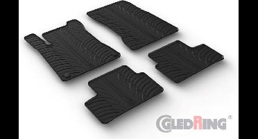 Gledring Rubbermatten passend voor Mercedes CLA (C118) Sedan 2/2019- (T profiel 4-delig + montageclips)