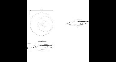 LED Plafondlamp met Ventilator - Plafondventilator - Trio Muaz - 38W - Aanpasbare Kleur - Afstandsbediening - Dimbaar - Rond - Chroom - Metaal