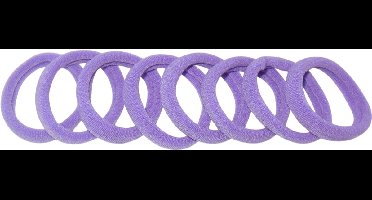 Badstof elastiek paars