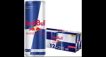 Red Bull Energy Drink - Original Energiedrank - Redbull Energie Drink - 12x250 ml - Original - (3000ml)