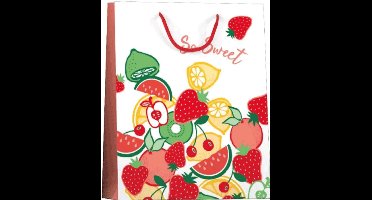 Papieren cadeau tas L Summerfruits