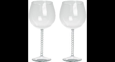 Gusta - Wijnglas - Bubbel - 500 ml - Set van 2