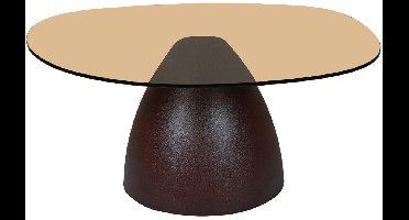 Brix - Salontafel - Brix Mylon Brown 86cm - Bruin