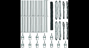 vidaXL - Hekpaal. - Groen