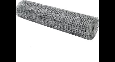 vidaXL - Gelast - draadhek - Zilver