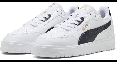 PUMA Shuffle Downtown Unisex Sneakers - PUMA White-New Navy-PUMA Gold