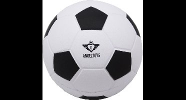 Soft Foam Voetbal – Zwart/Wit – 12,5 cm – Zachte Schuim Speelbal – Foam Sportbal – Kindvriendelijke Voetbal – Recreatief Speelgoed – Engelhart