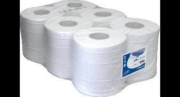 Euro Products | Midirol 2-laags | Cellulose wit | 6 x 160 meter