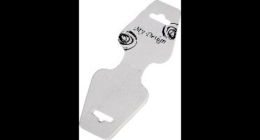 Sieraden ophangkaart - My design My design 100stuks