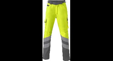 HaVeP 8704 Werkbroek Fluo Geel/Grijs maat 50