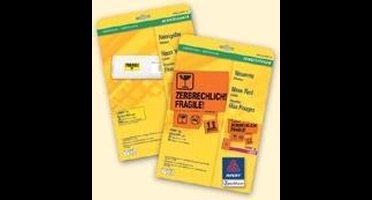 Naambadge Etiketten, wit, afneembaar, Acetaatzijde, 63,5 x 29,6 mm