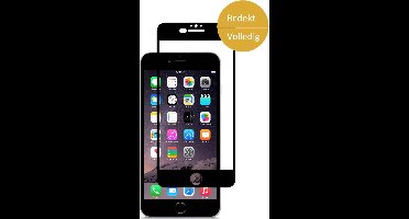 Screenprotector geschikt voor Apple iPhone 6 Plus / 6s Plus - Full Screen Rand tot Rand