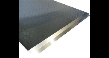 RVS Aanloop profiel voor Stalmat 90 cm