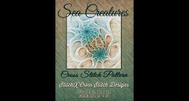 Sea Creatures Fractal Cross Stitch Pattern