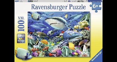 Ravensburger puzzel Haaien rif - Legpuzzel - 100 stukjes