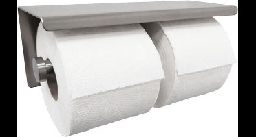 Sanifun dubbele toiletrolhouder Agathon RVS