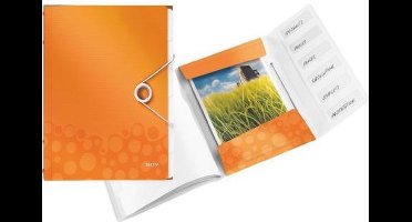 Sorteermap Leitz Wow Pp 6 Delig Oranje