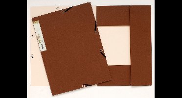 Exacompta elastomap Forever bruin/ivoor - 1 stuk