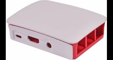 Raspberry Pi 3B+ Case - Rood/Wit