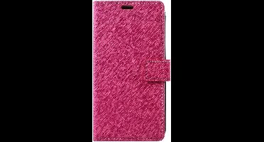 Shop4 - LG Stylus 3 Hoesje - Wallet Case Chique Leer Roze