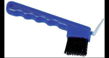 Kerbl Hoevenkrabber met Borstel Blauw