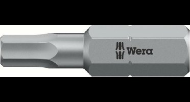 "Wera 5056340001 1/4"" Hex-Plus Inbus Bit - 10.0 x 25mm"