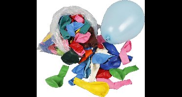 Ballonnen, Rond, 100 assorti