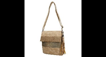 Beagles Schoudertas met Overslag Taupe