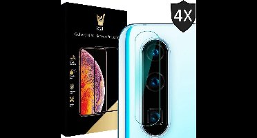 Camera Lens Screenprotector geschikt voor Huawei P30 - Tempered Glass Gehard Glas - 4 Stuks