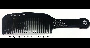 Hercules Sägemann - "Best for Barbers" - "Old School" - Kam - 100% Hardrubber - 24 cm.