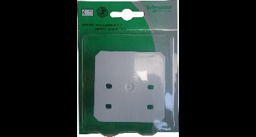 SCHNEIDER ELECTRIC Merten montageplaat 1-voudig, opbouw | WIT