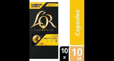 L'OR Lungo Mattinata koffiecups - 10 x 10 cups