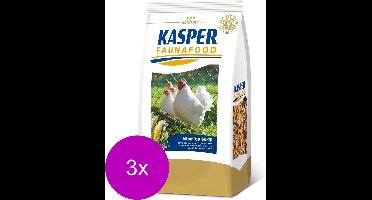 Kasper Faunafood Vitamix Krielkip - Kippenvoer - 3 x 3 kg