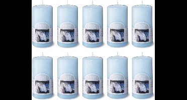 Bolsius Geurkaars Schoon Linnen 10 Stuks – 12x6cm | Chique Kaars voor in de Woonkamer