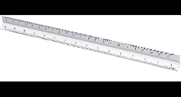 Silverline 300 mm. Aluminium Schaalliniaal