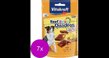 Vitakraft Beefstick Hond Quadros - Hondensnacks - 7 x Kaas