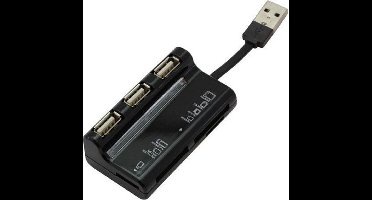 USB-kaartlezer alles-in-een en 3 port USB-hub USB 2.0 ON410