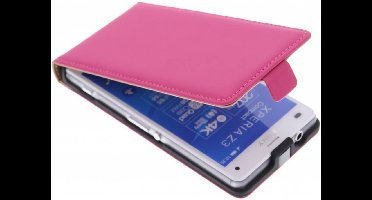 Mobiparts Premium Flip Case Sony Xperia Z3 Compact Pink