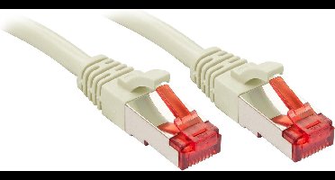 LINDY 47709 RJ45 Netwerkkabel, patchkabel CAT 6 S/FTP 15.00 m Grijs 1 stuk(s)