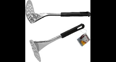 Fackelmann Aardappelstamper 24 Cm Rvs/Zwart