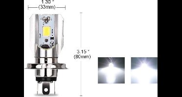 H4 Led HS1 lamp 6000k xenon white motor scooter super fel!