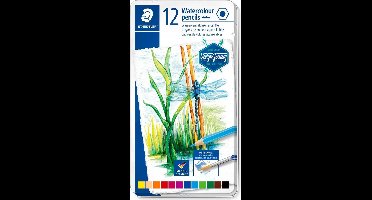 STAEDTLER aquarel kleurpotloden - metalen etui 12 st