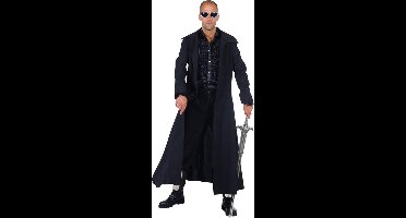 Zwarte mantel elite - Maat 48