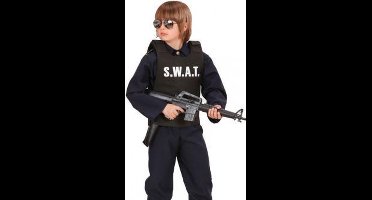 Widmann SWAT politie vest - verkleedkleding - voor kinderen - verkleedaccessoires - Carnaval politiekleding