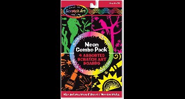 Melissa & Doug - Neon Scratch Art Combo Pack
